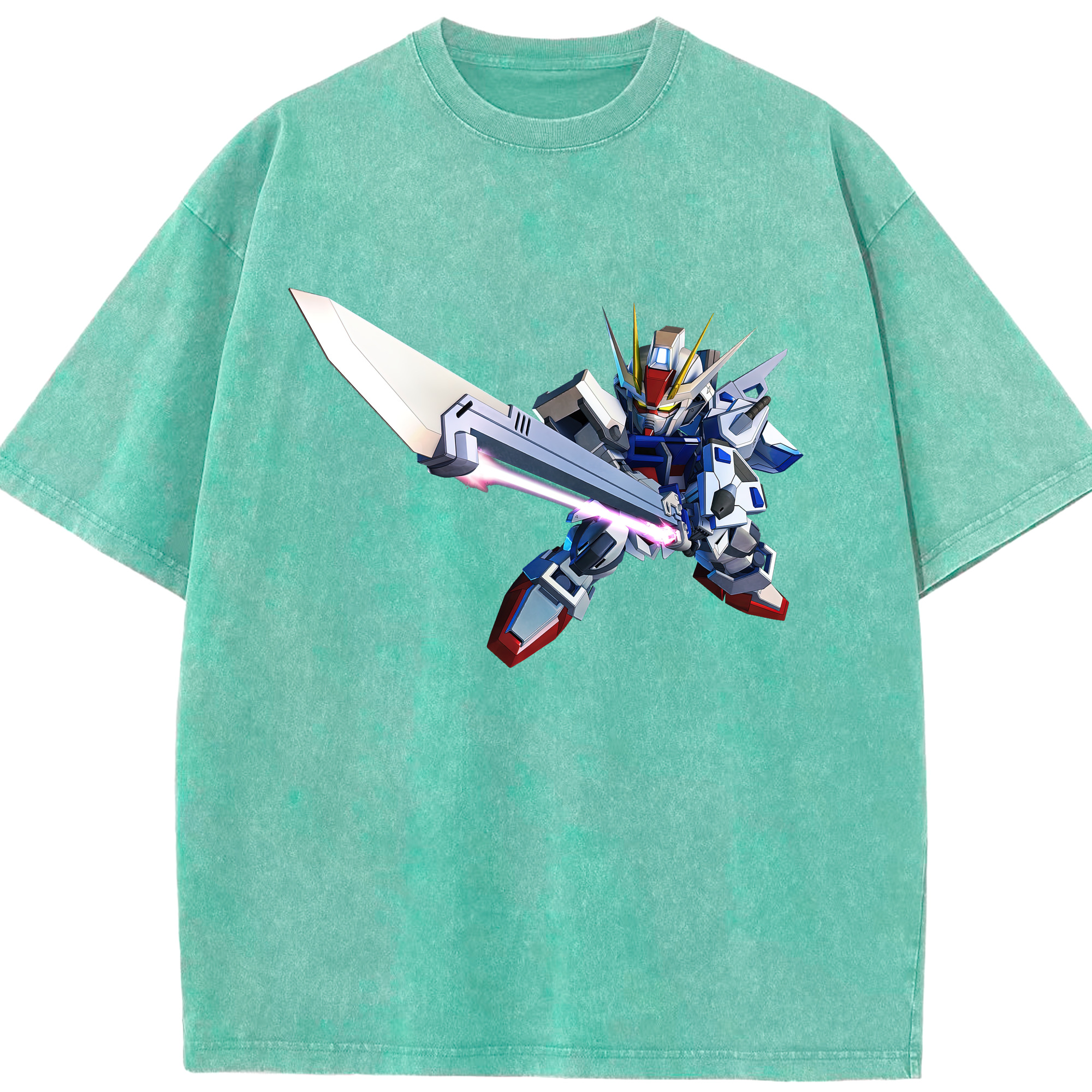 （画像用） 機動戦士ガンダム Mobile Suit Gundam 綿100% ヴィンテージ風 半袖Tシャツ（フロントプリント）